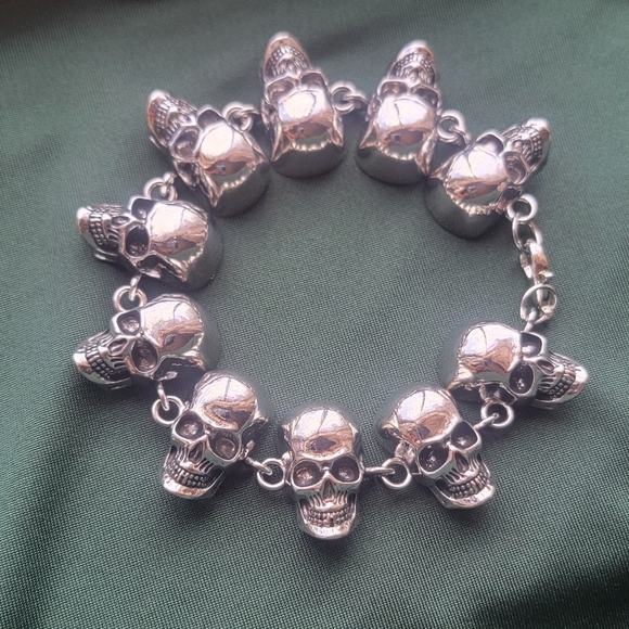 Skull head bracelet - Picture 7 of 7
